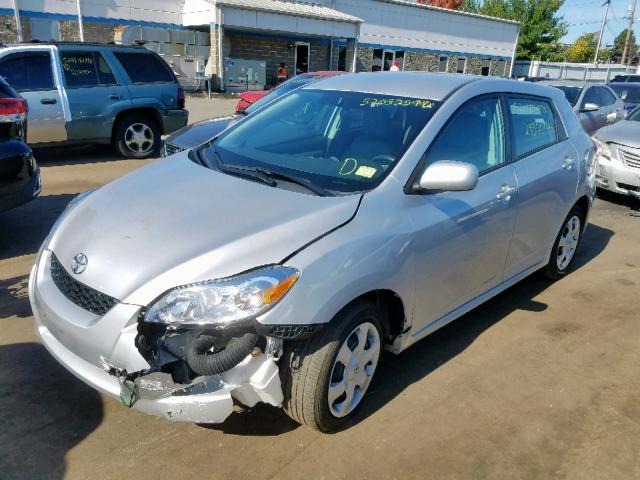 2T1KU40E19C125432 - 2009 TOYOTA COROLLA MA SILVER photo 2