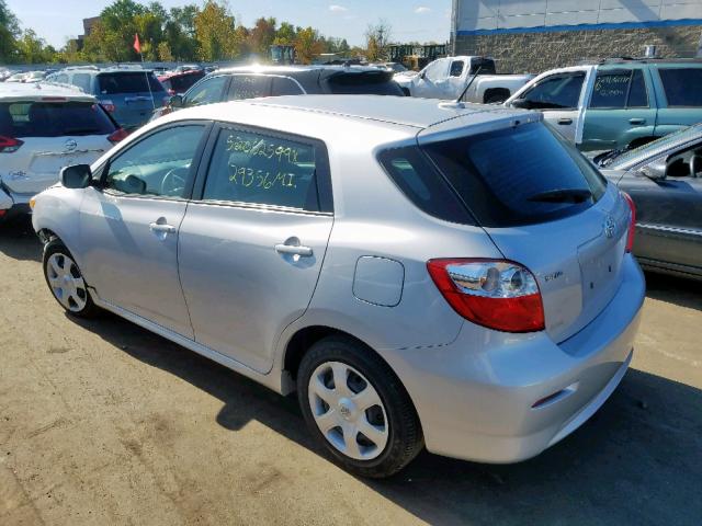 2T1KU40E19C125432 - 2009 TOYOTA COROLLA MA SILVER photo 3