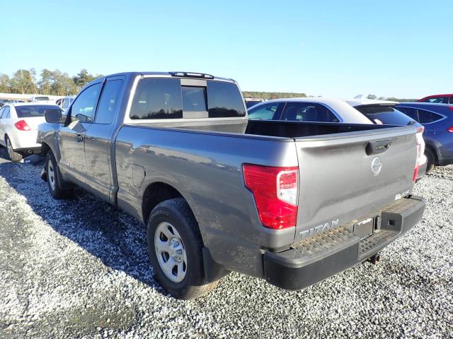 1N6AA1CJ9HN564026 - 2017 NISSAN TITAN S GRAY photo 3