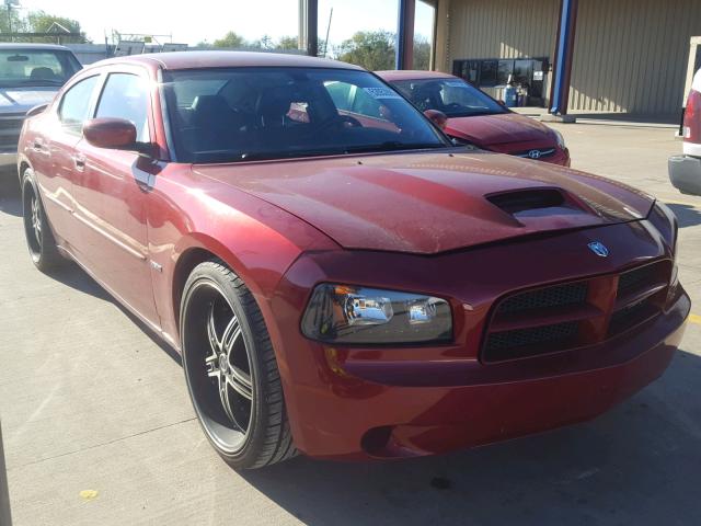 2B3KA73W56H347764 - 2006 DODGE CHARGER SR RED photo 1