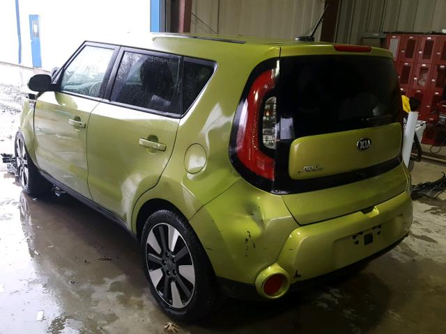 KNDJX3A51F7775189 - 2015 KIA SOUL ! GREEN photo 3