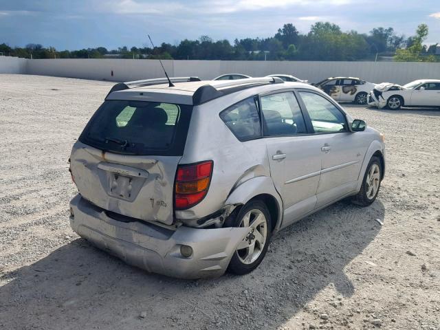 5Y2SL63815Z429333 - 2005 PONTIAC VIBE SILVER photo 4