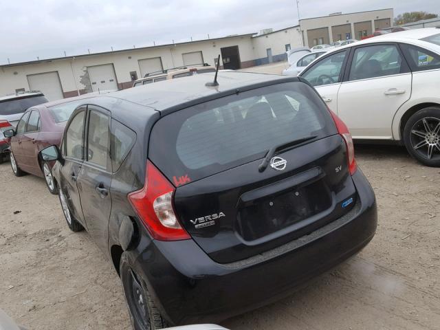 3N1CE2CPXGL383772 - 2016 NISSAN VERSA NOTE BLACK photo 3