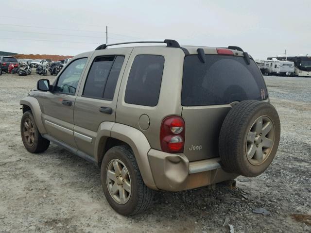 1J4GK58K76W137061 - 2006 JEEP LIBERTY LI GOLD photo 3