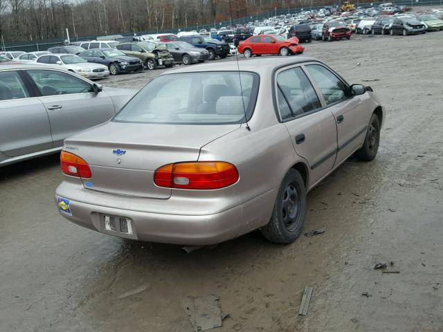 1Y1SK5289WZ412596 - 1998 CHEVROLET GEO PRIZM TAN photo 4