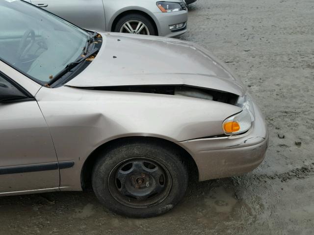 1Y1SK5289WZ412596 - 1998 CHEVROLET GEO PRIZM TAN photo 9