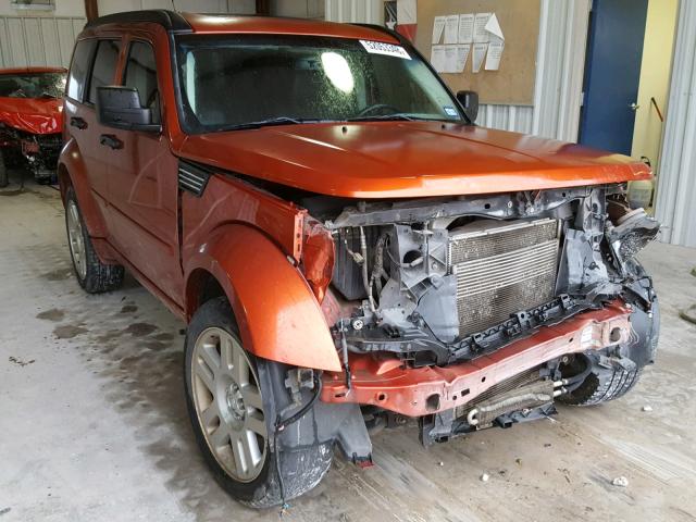 1D8GT58618W148535 - 2008 DODGE NITRO R/T ORANGE photo 1