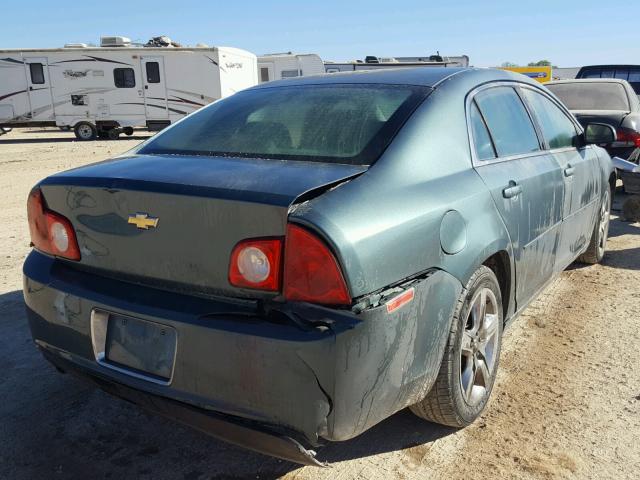 1G1ZH57B19F153137 - 2009 CHEVROLET MALIBU 1LT 绿色 照片 4
