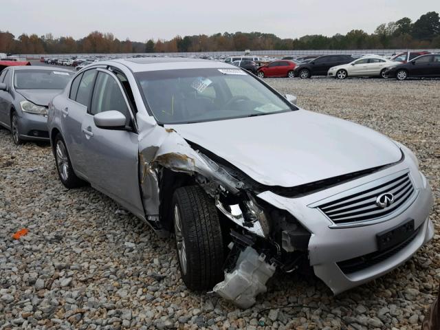 JN1CV6ARXCM974440 - 2012 INFINITI G37 SILVER photo 1