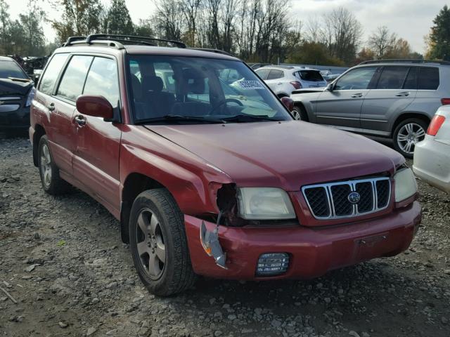 JF1SF65642H754018 - 2002 SUBARU FORESTER S RED photo 1