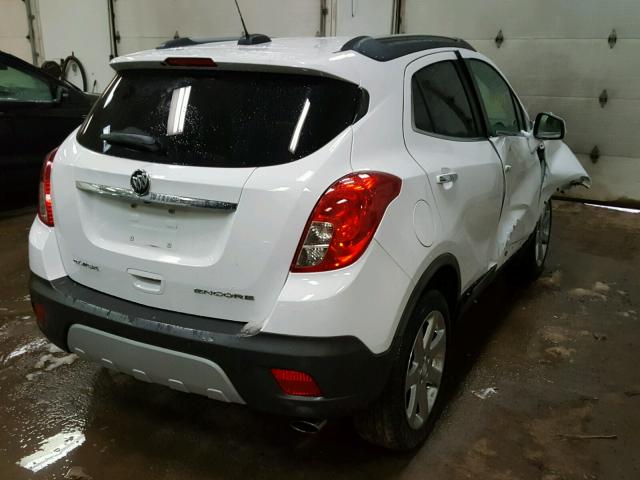 KL4CJDSB1GB653316 - 2016 BUICK ENCORE PRE WHITE photo 4