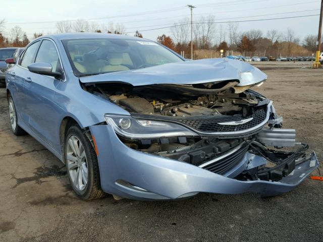 1C3CCCAB2FN713505 - 2015 CHRYSLER 200 LIMITE BLUE photo 1