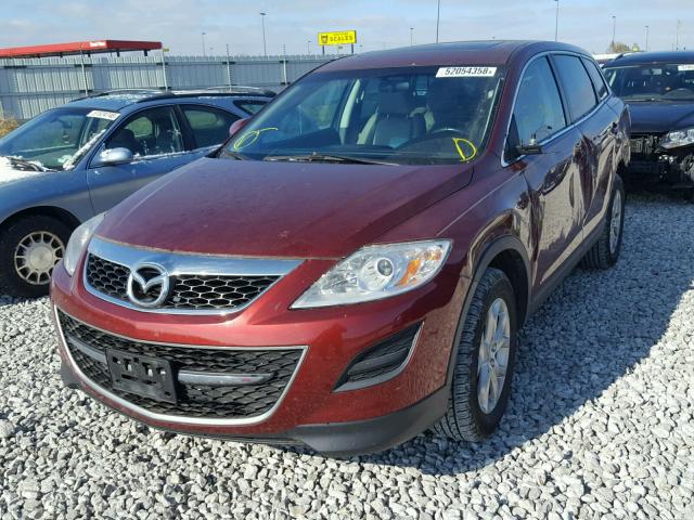 JM3TB2CA6C0356732 - 2012 MAZDA CX-9 MAROON photo 2