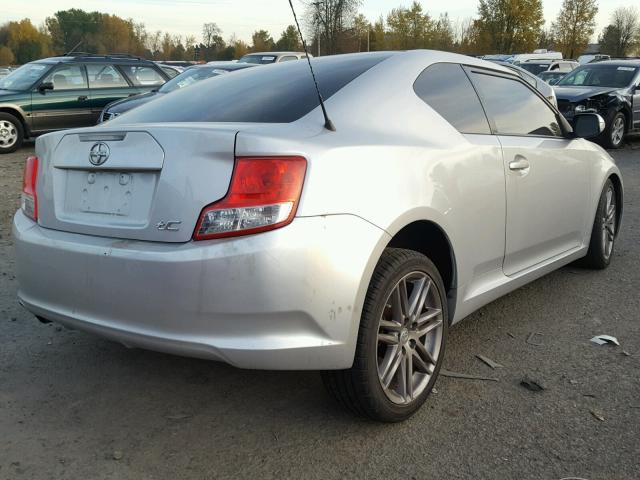 JTKJF5C7XD3057022 - 2013 TOYOTA SCION TC 银色 照片 4