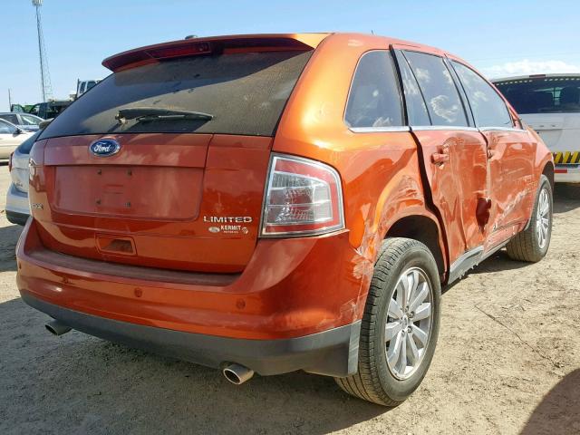 2FMDK39C98BA89485 - 2008 FORD EDGE LIMIT ORANGE photo 4