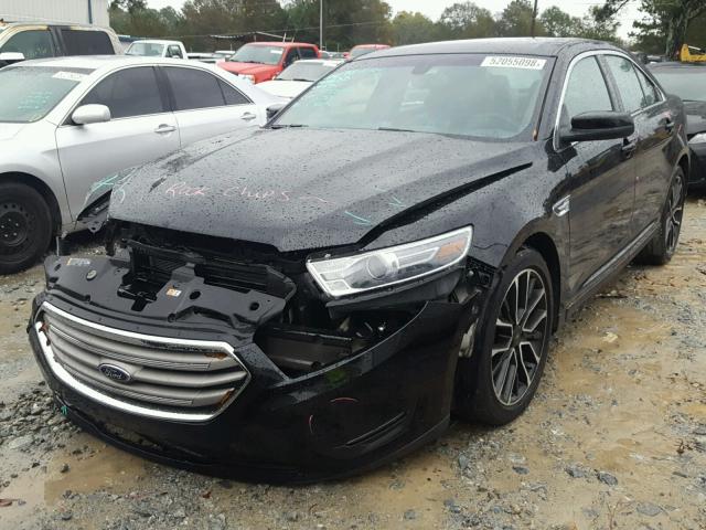 1FAHP2E83HG125138 - 2017 FORD TAURUS SEL BLACK photo 2