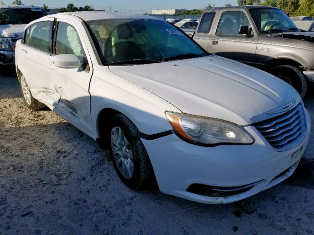 1C3BC4FG7BN547451 - 2011 CHRYSLER 200 LX WHITE photo 1