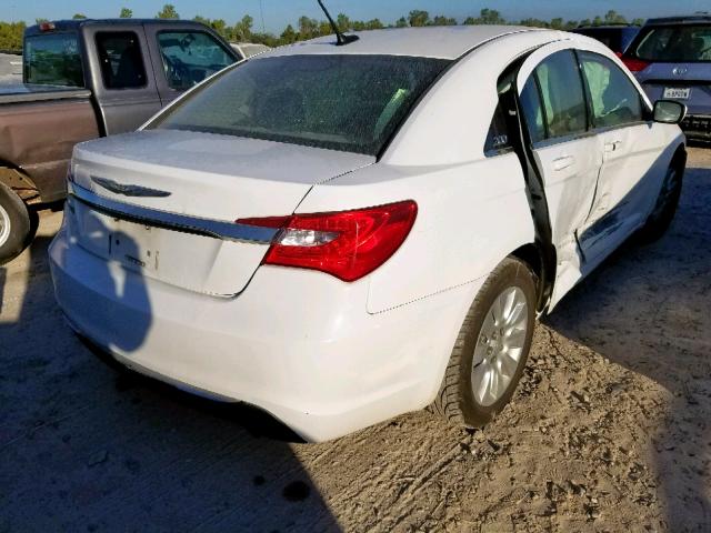 1C3BC4FG7BN547451 - 2011 CHRYSLER 200 LX WHITE photo 4