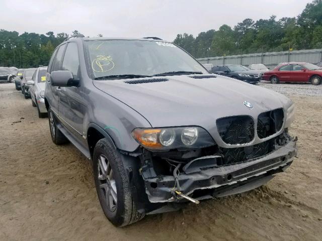 5UXFA135X6LY36831 - 2006 BMW X5 3.0I GRAY photo 1