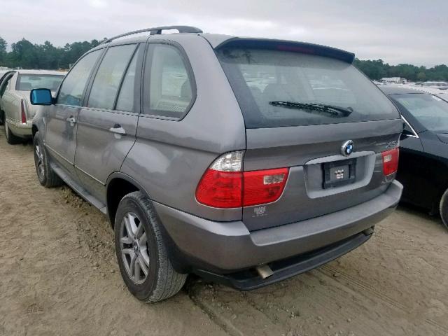 5UXFA135X6LY36831 - 2006 BMW X5 3.0I GRAY photo 3