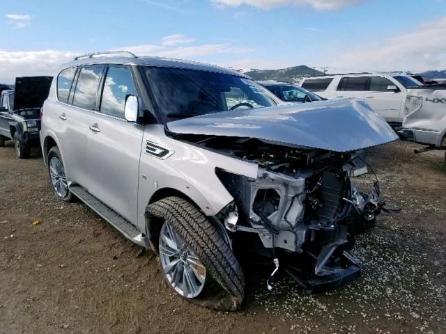 JN8AZ2NE1K9234127 - 2019 INFINITI QX80 LUXE SILVER photo 1