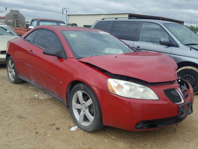 1G2ZH358964274304 - 2006 PONTIAC G6 GT RED photo 1