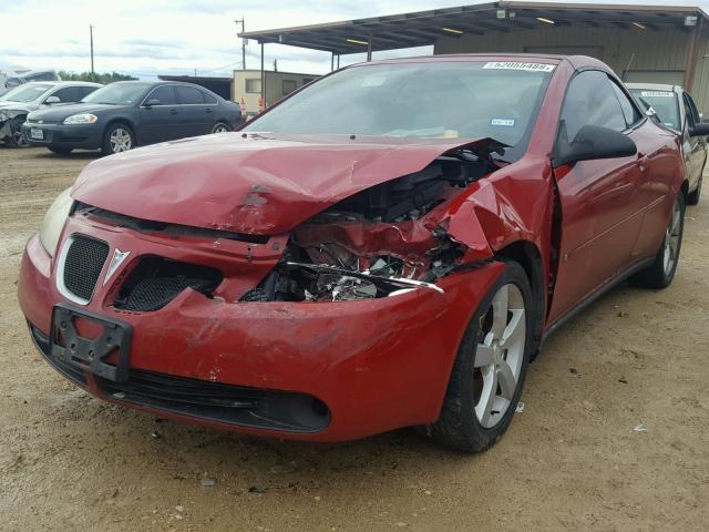 1G2ZH358964274304 - 2006 PONTIAC G6 GT RED photo 2