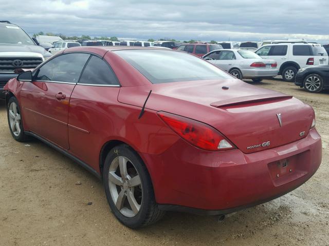 1G2ZH358964274304 - 2006 PONTIAC G6 GT RED photo 3