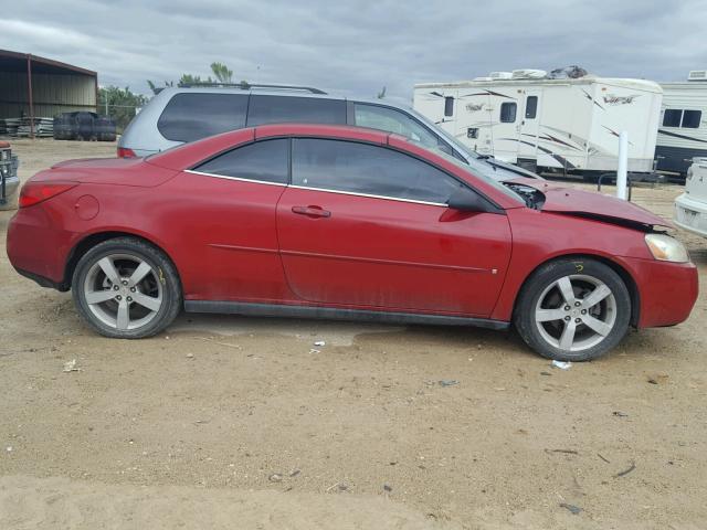 1G2ZH358964274304 - 2006 PONTIAC G6 GT RED photo 9