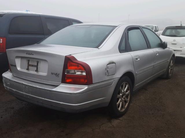 YV1TS91D921278755 - 2002 VOLVO S80 T6 TUR SILVER photo 4