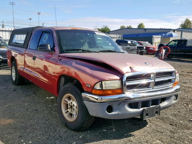 1B7GL22X5XS165813 - 1999 DODGE DAKOTA RED photo 1