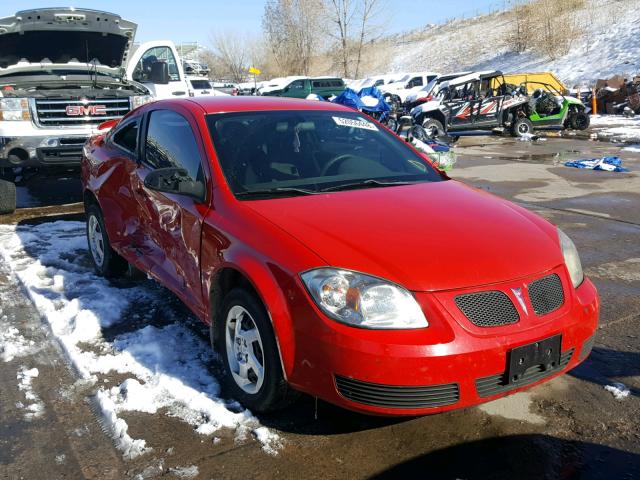 1G2AL15F177325678 - 2007 PONTIAC G5 RED photo 1