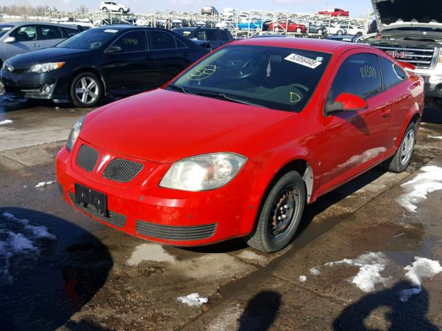 1G2AL15F177325678 - 2007 PONTIAC G5 RED photo 2