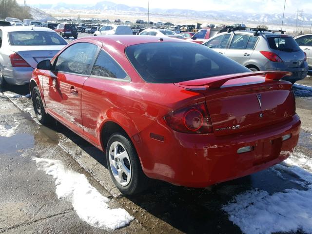 1G2AL15F177325678 - 2007 PONTIAC G5 RED photo 3