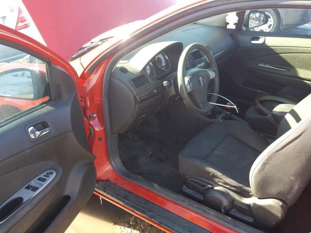 1G2AL15F177325678 - 2007 PONTIAC G5 RED photo 9