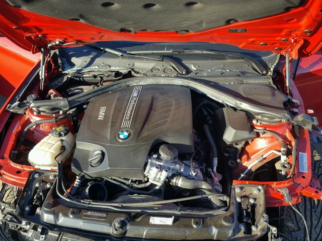 WBA3R5C58EK187665 - 2014 BMW 435 XI RED photo 7