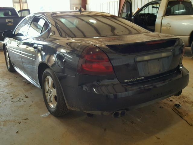 2G2WP582661124607 - 2006 PONTIAC GRAND PRIX BLACK photo 3
