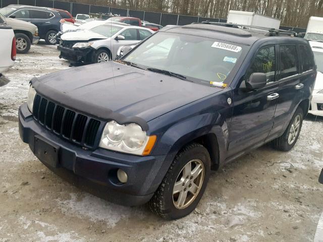 1J4HR48N15C700075 - 2005 JEEP GRAND CHER BLUE photo 2