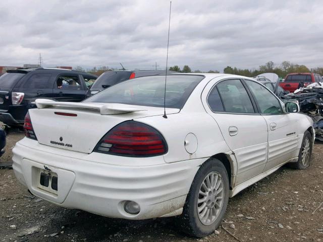 1G2NF52T31M509944 - 2001 PONTIAC GRAND AM S WHITE photo 4