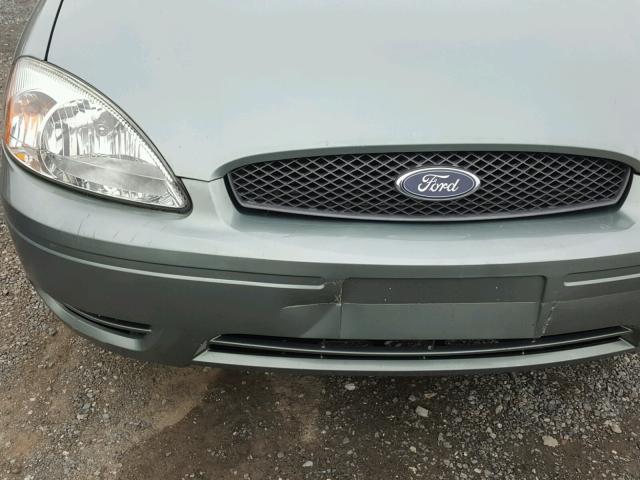 1FAFP56U05A135015 - 2005 FORD TAURUS SEL GREEN photo 9