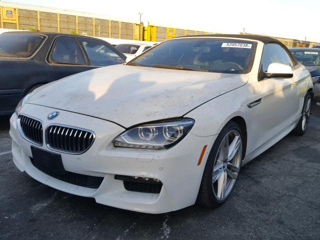 WBALW7C57FD596170 - 2015 BMW 640 I WHITE photo 2