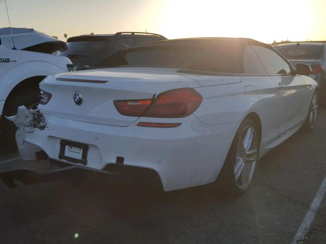 WBALW7C57FD596170 - 2015 BMW 640 I WHITE photo 4