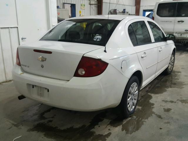 1G1AT58H697111541 - 2009 CHEVROLET COBALT LT WHITE photo 4