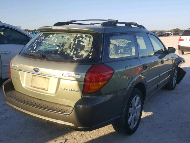 4S4BP61C967331980 - 2006 SUBARU LEGACY OUT GREEN photo 4