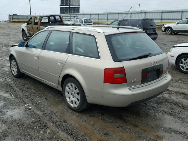 WAULH24B2YN071354 - 2000 AUDI A6 2.8 AVA TAN photo 3