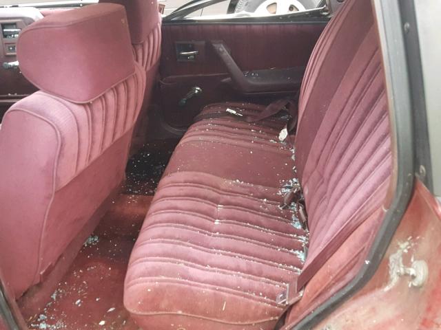 1G3AG54N5P6397893 - 1993 OLDSMOBILE CUTLASS CI BURGUNDY photo 6