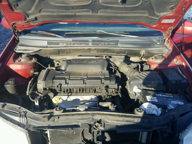 KNAFE121885547486 - 2008 KIA SPECTRA EX RED photo 7