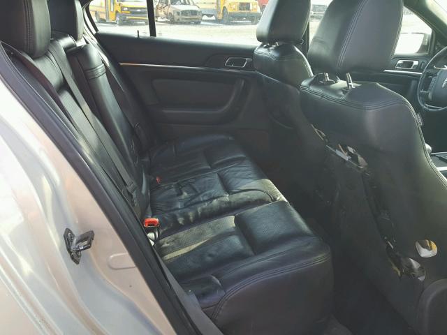 1LNHM94R89G607025 - 2009 LINCOLN MKS CREAM photo 6