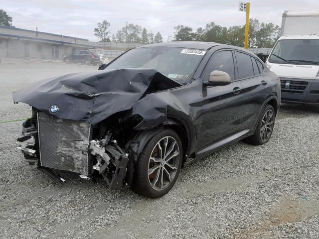 5UXUJ5C51KLJ63646 - 2019 BMW X4 M40I BLACK photo 2