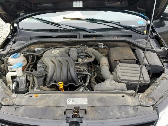 3VW1K7AJXBM382601 - 2011 VOLKSWAGEN JETTA BASE 黑色 照片 7